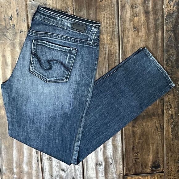 Refuge Jeans Co‎ Distressed Medium Wash Straight Leg Denim Jeans Casual Size 9S - Picture 7 of 10